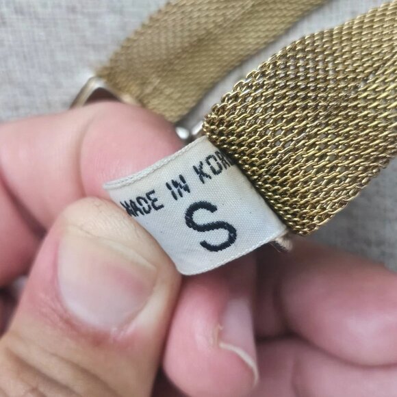 Vintage Belt Donna Kat Gold Metal Chain Ladies Waistband Size 26-27 inches main image 8